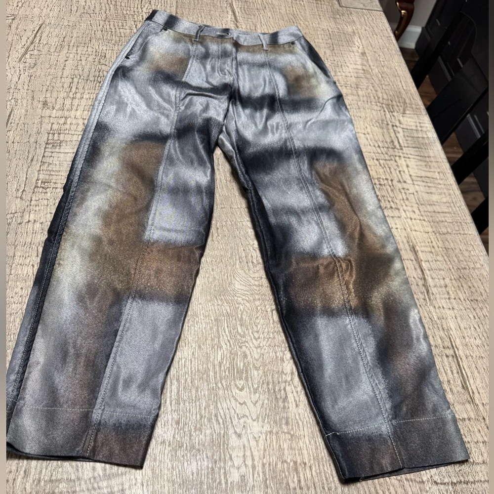 Annette Gortz Metallic denim jean sz 34 (4) - Picture 2 of 12